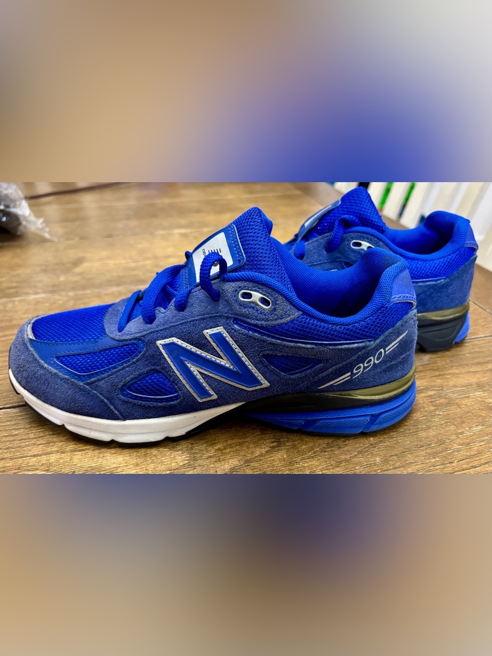 New Balance 990v4 Big Kids Royal Blue